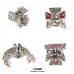Claw - 6 PCS 0.75" Wide,  6-tooth Crystal Bow Claw, Pack = 6 pcs - CW-CL0480
